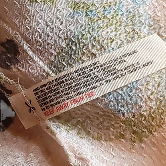 Intimately Free People Slip Dress Boho Mixed Print Tea Combo Open Back Small - Picture 7 of 12